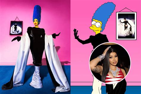 marge simpson costume|cardi b marge simpson costume.